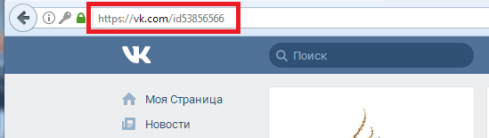 ID страницы Вконтакте